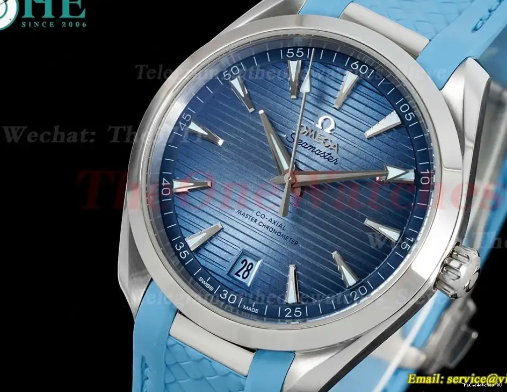Super Dial VSF Clone RU SS 41mm Dark Terra 150m Aqua Blue A8900 0425